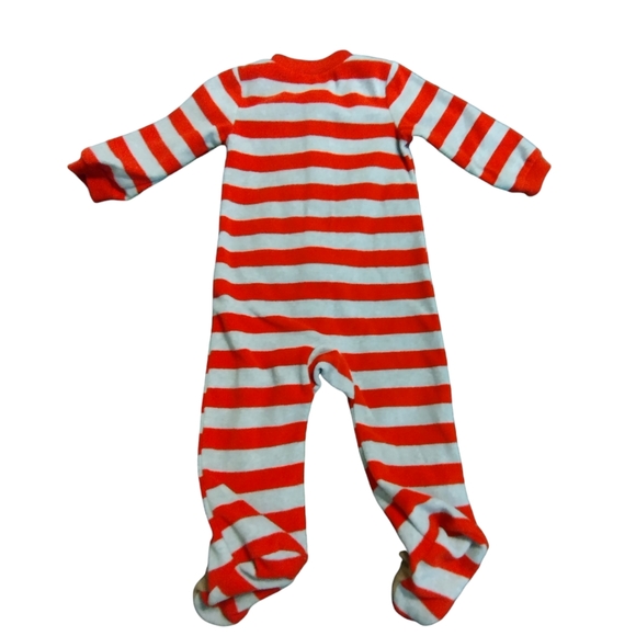 Unisex Adorable Child of Mine by Carter's one piece Christmas reindeer pajamas - Picture 3 of 5